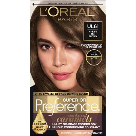 light ash brown loreal hair color